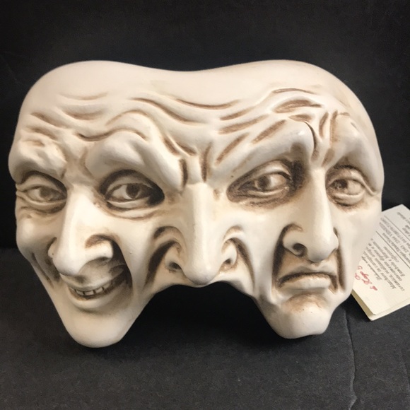 NWT Fatto A Venezia three faced mask signed - Picture 2 of 5
